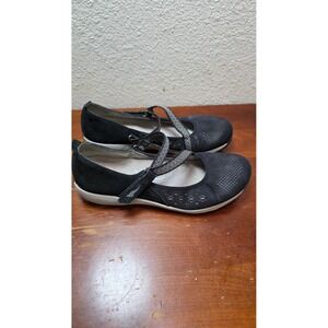 Dansko Honor Mary Jane Sneakers Womens 39 Black Mesh Leather Walking Shoes